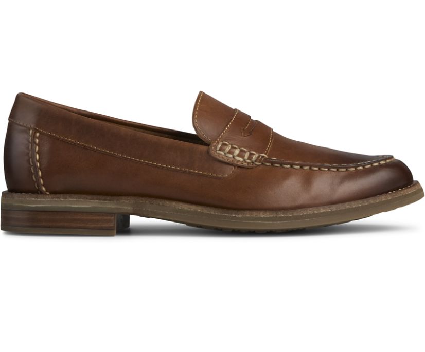Sperry Topsfield Penny Loafers - Men's Loafers - Brown [OZ2375618] Sperry Top Sider Ireland